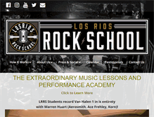 Tablet Screenshot of losriosrockschool.com